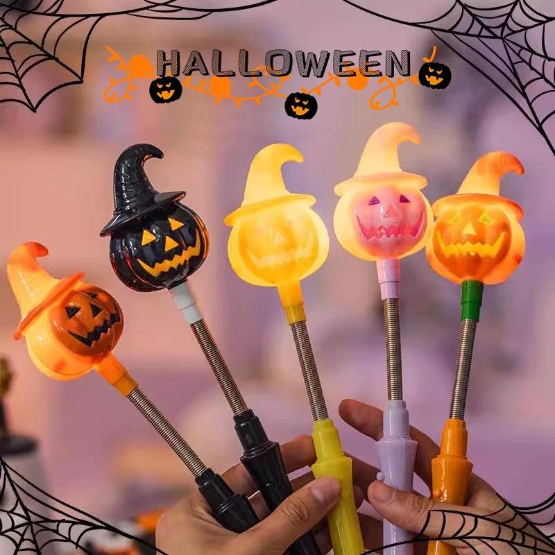Bâton Secoueur Citrouille Lumineux Halloween