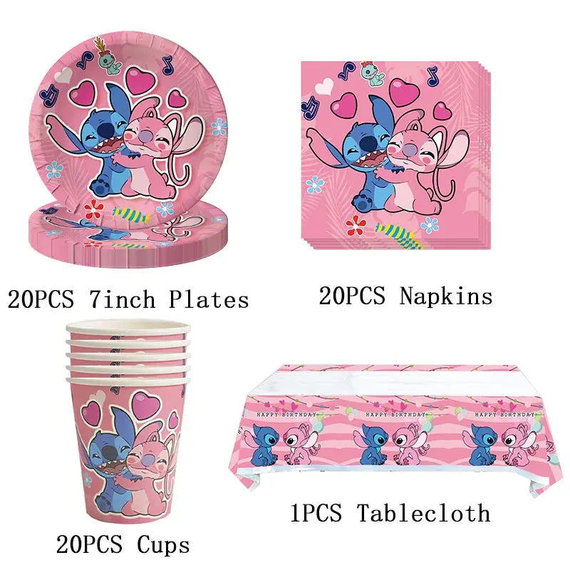 Kit Anniverssaire – Rose Lilo & Stitch