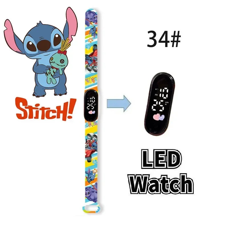 Montre Numérique Disney Stitch Enfants