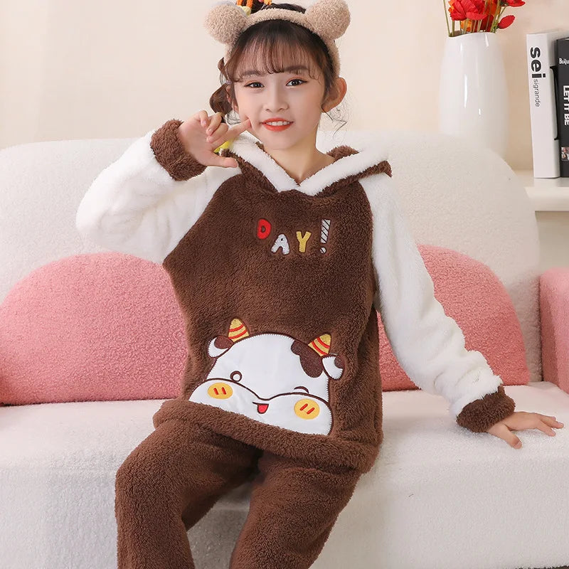 Pyjama Flanelle Hiver – Fille & Garçon