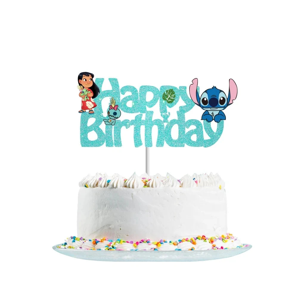 Décoration de Gâteau Disney Stitch – Anniversaire & Baby Shower