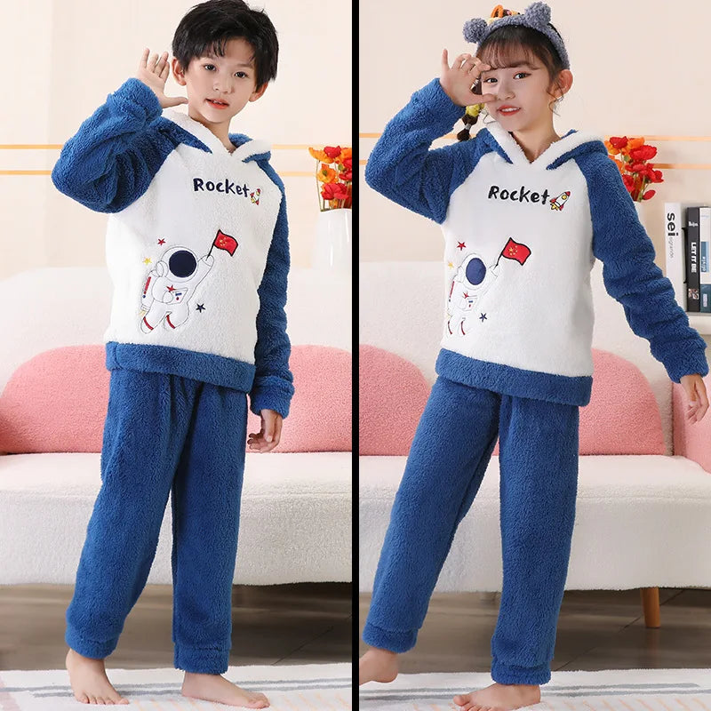 Pyjama Flanelle Hiver – Fille & Garçon