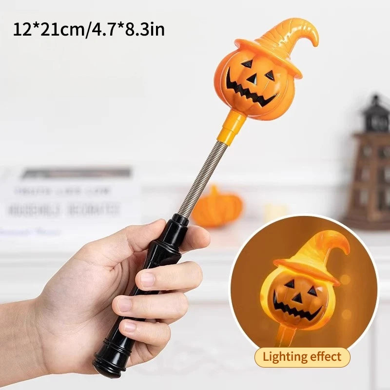 Bâton Secoueur Citrouille Lumineux Halloween