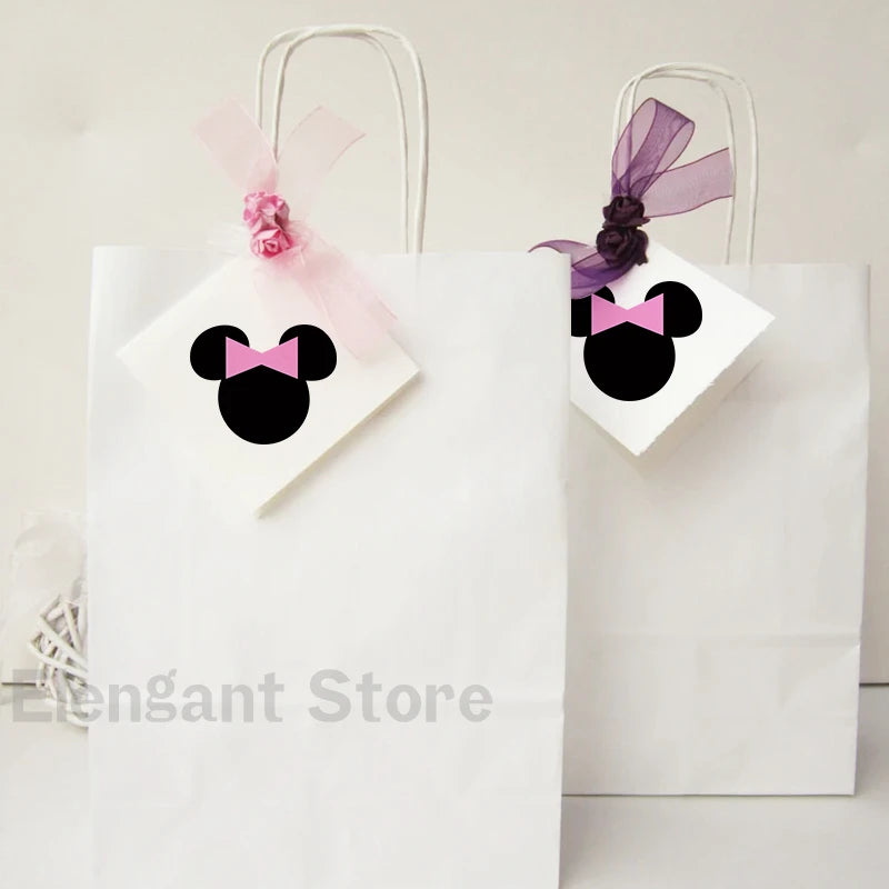 12 Stickers Minnie Mouse pour Fête