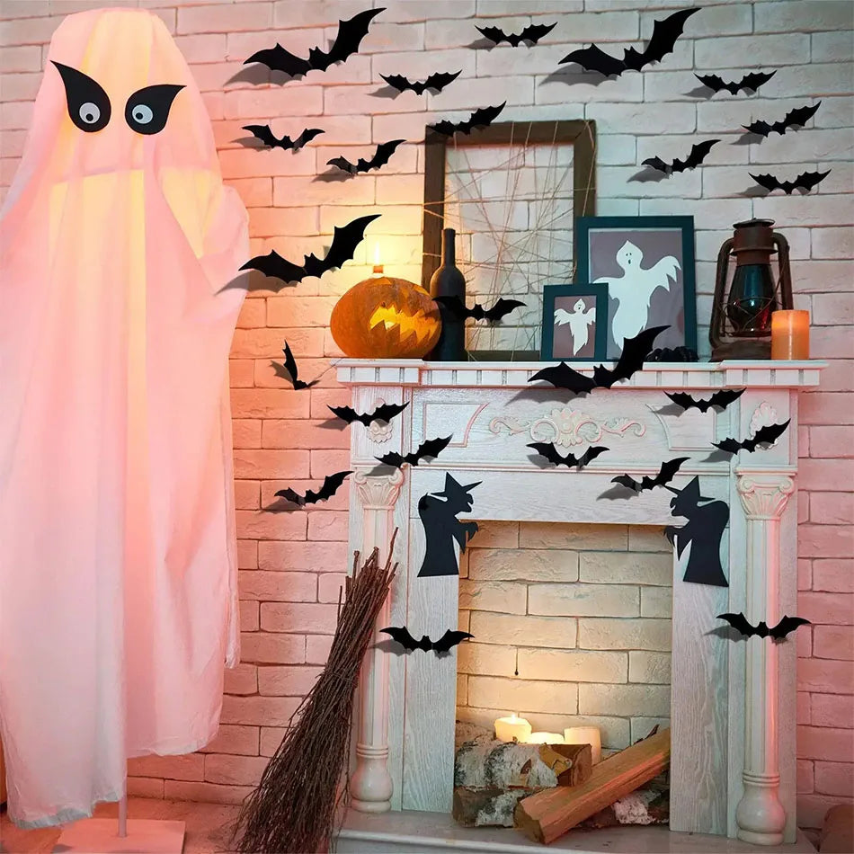 Décorations Halloween Chauves-Souris 3D