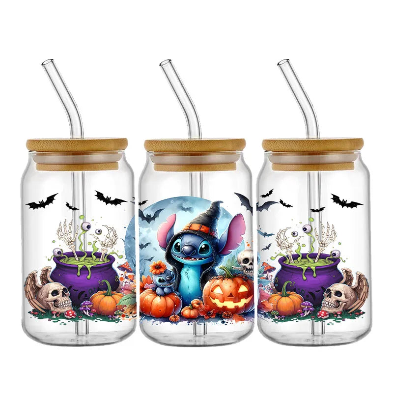 Sticker Disney Halloween Stitch pour Tasse