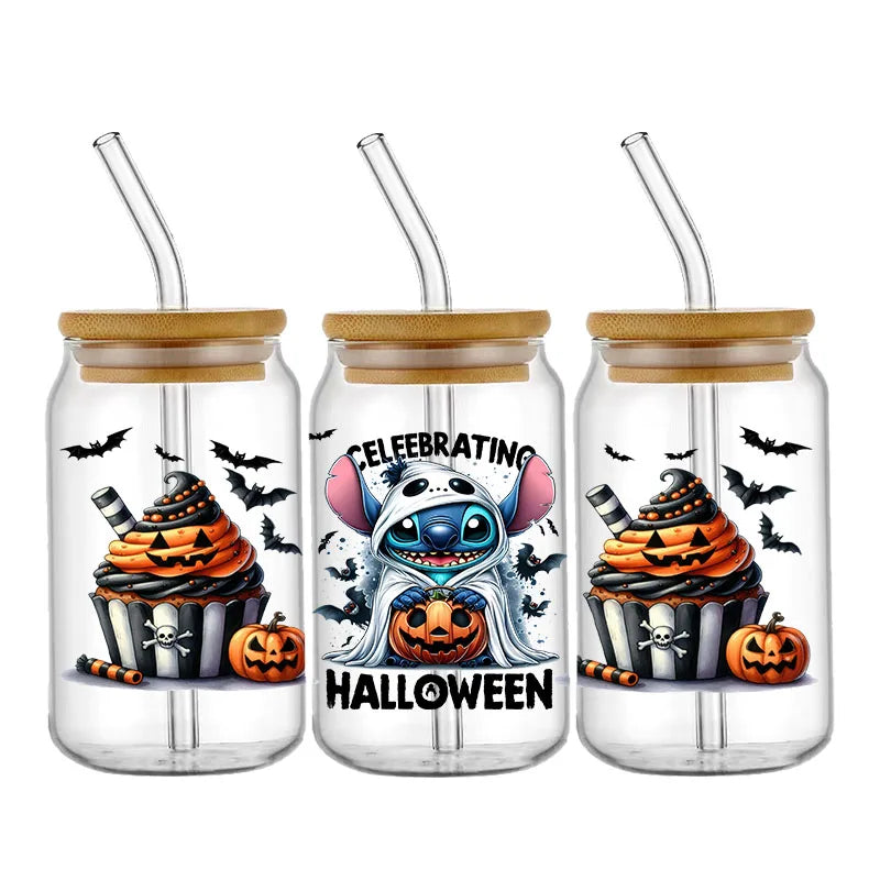 Sticker Disney Halloween Stitch pour Tasse