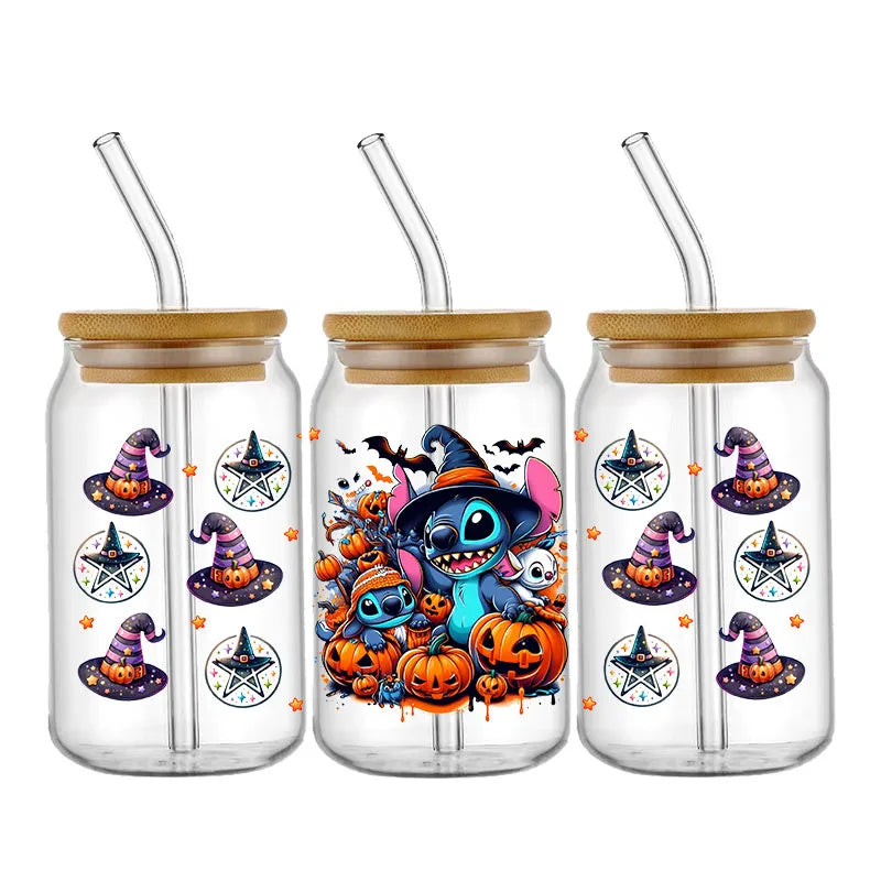 Sticker Disney Halloween Stitch pour Tasse