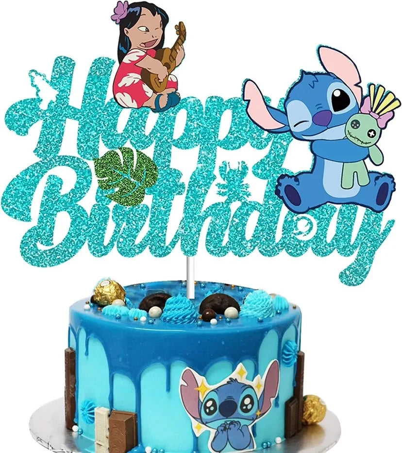 Décoration de Gâteau Disney Stitch – Anniversaire & Baby Shower