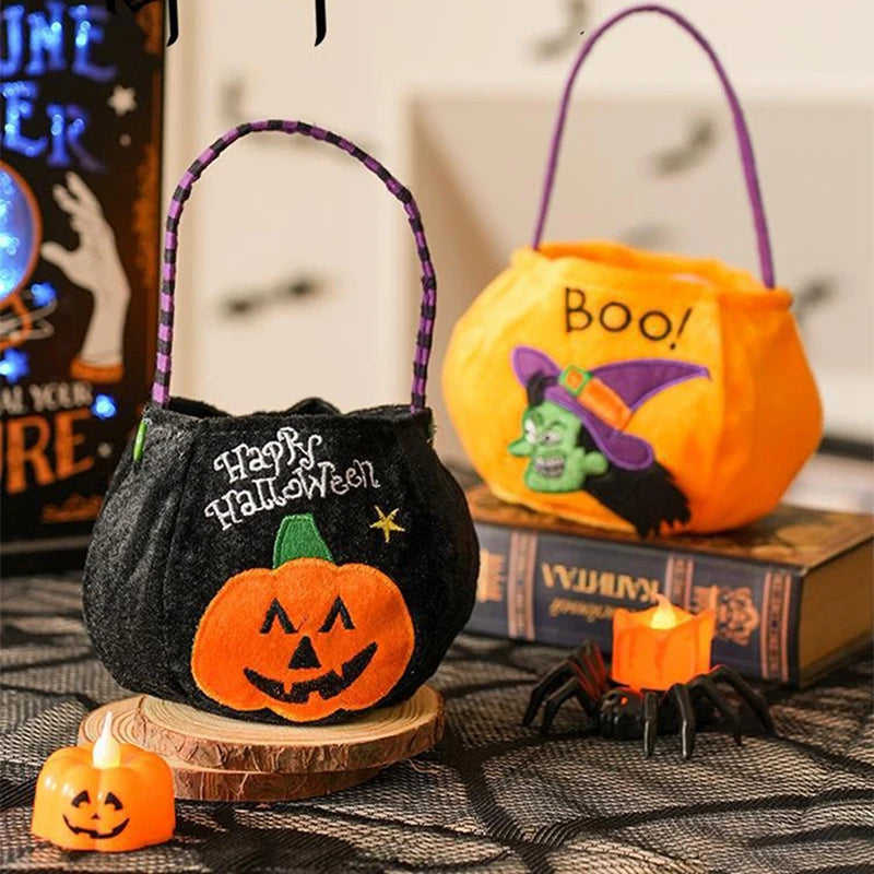 Sac à Bonbons Halloween en Feutre