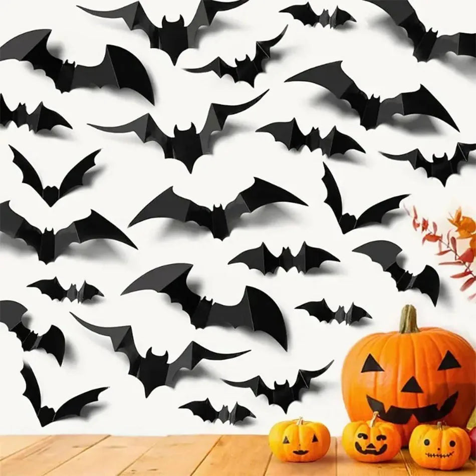 Décorations Halloween Chauves-Souris 3D