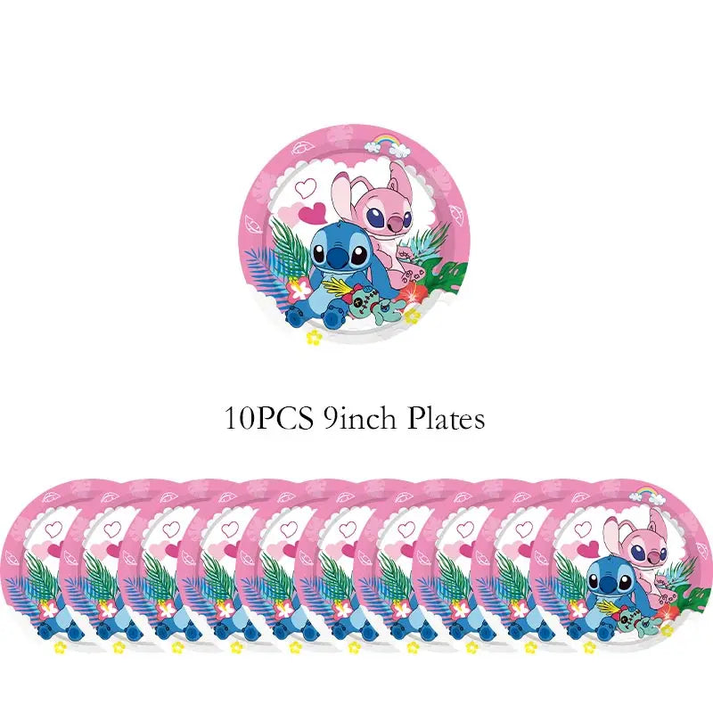 Décorations et Tableware d'Aniverssaire - Lilo & Stitch