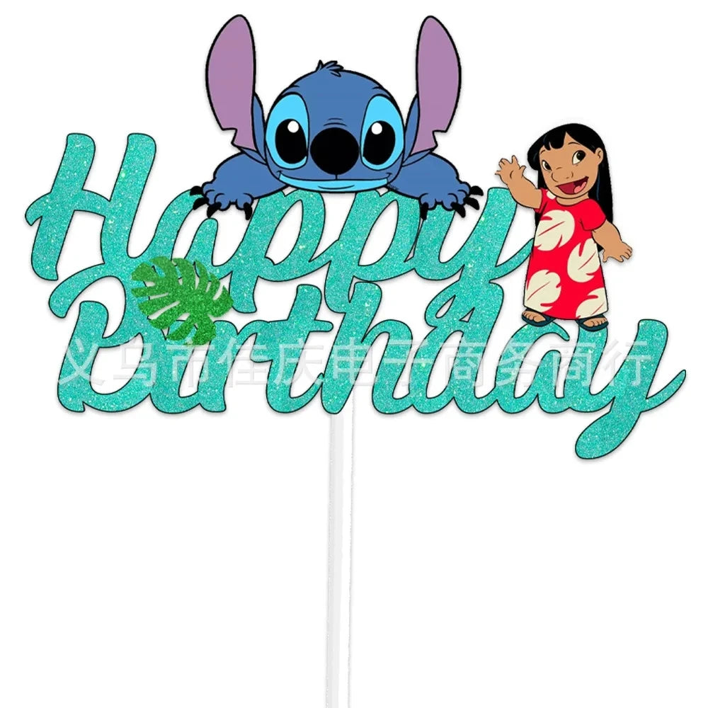 Décoration de Gâteau Disney Stitch – Anniversaire & Baby Shower