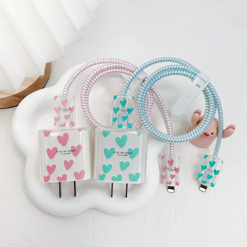 Lot de 5 Protège-Câbles Universels – Accessoires Anti-Casse & Enrouleur