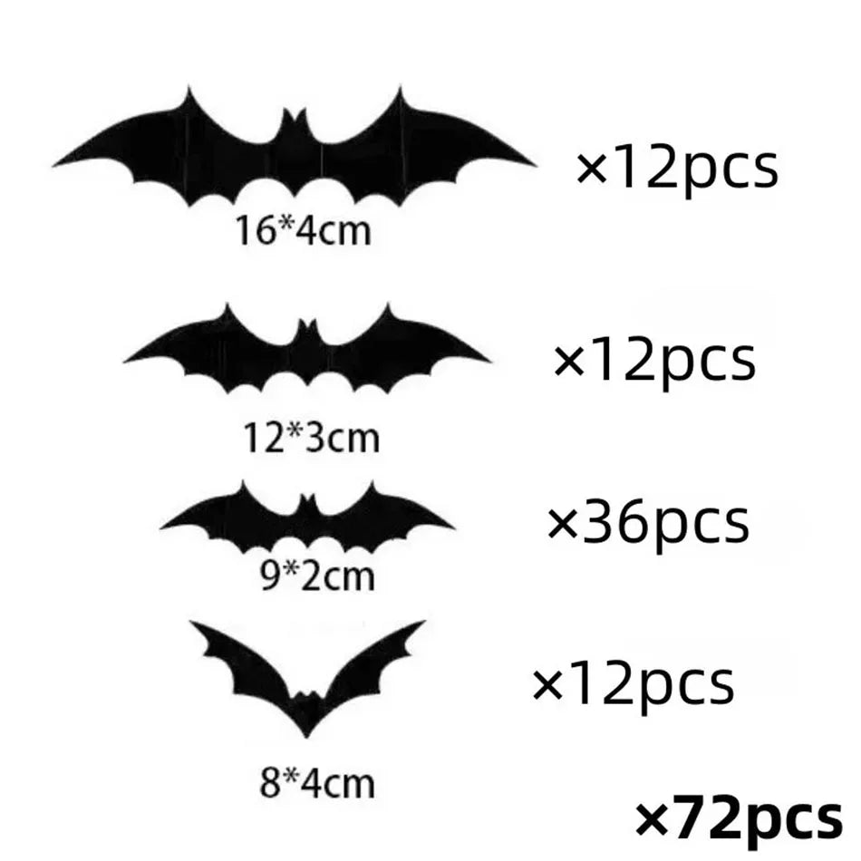 Décorations Halloween Chauves-Souris 3D