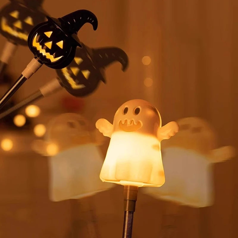 Bâton Secoueur Citrouille Lumineux Halloween