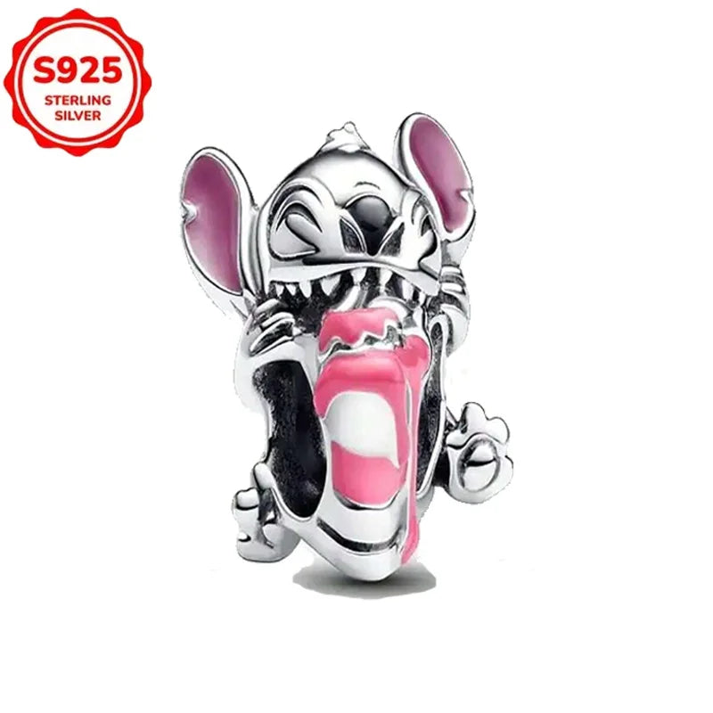 Bijoux Disney Stitch – Collier & Boucles d’Oreilles Argent