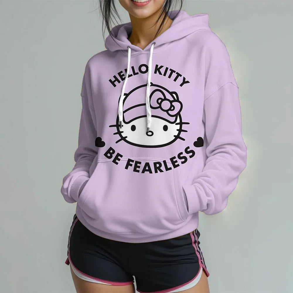 Sweat à Capuche Hello Kitty pour Femmes