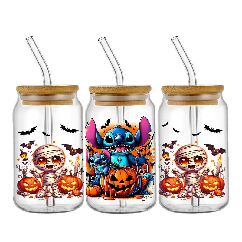 Sticker Disney Halloween Stitch pour Tasse