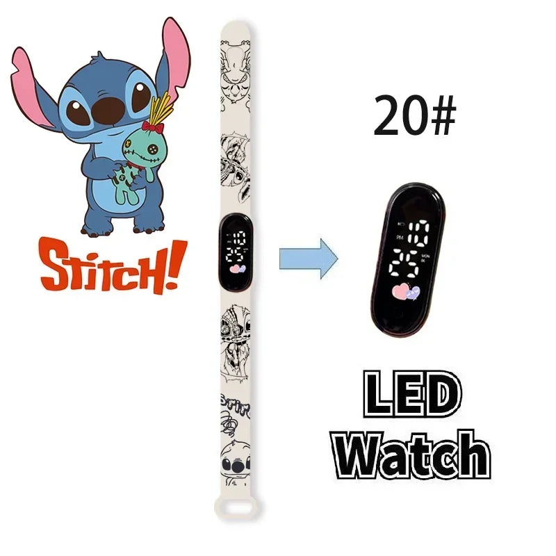 Montre Numérique Disney Stitch Enfants