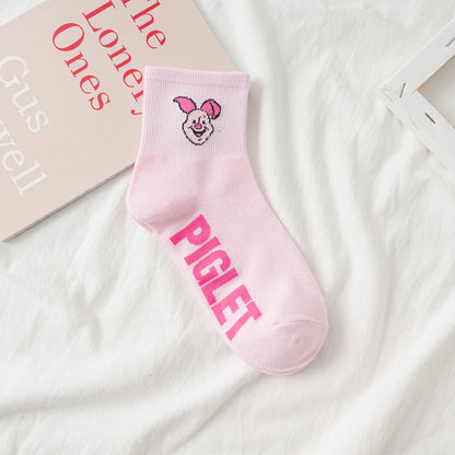 1 Pair Disney Women Socks Female Korean