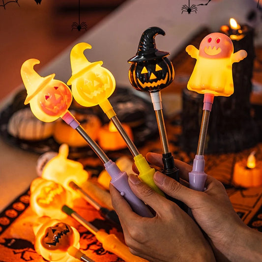 Bâton Secoueur Citrouille Lumineux Halloween