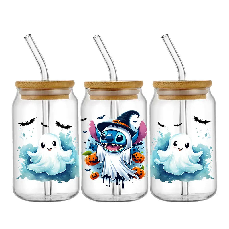 Sticker Disney Halloween Stitch pour Tasse