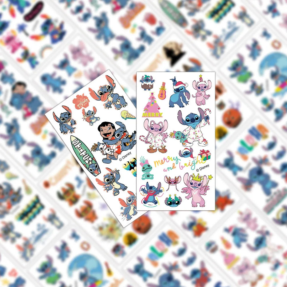 10 Tatouages Temporaires Stitch