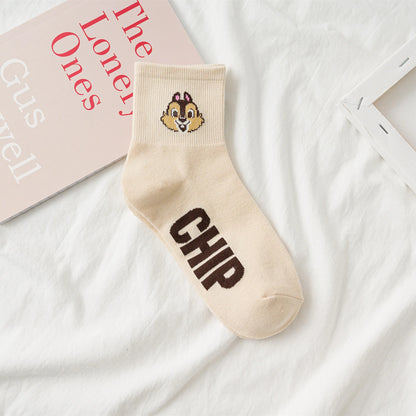 1 Pair Disney Women Socks Female Korean