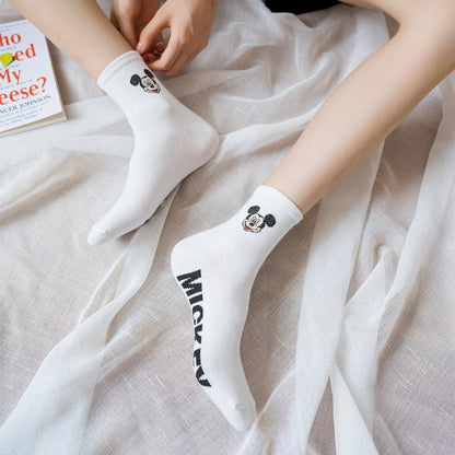 1 Pair Disney Women Socks Female Korean