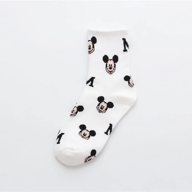 1 Pair Disney Women Socks Female Korean