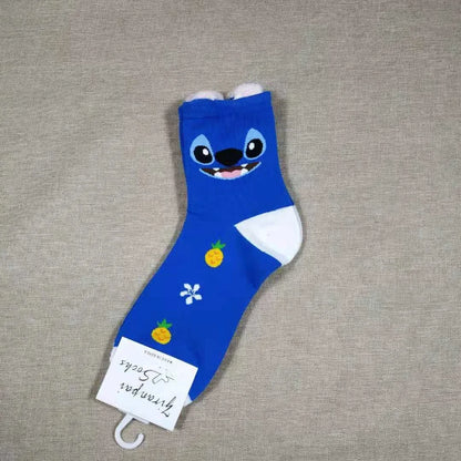 1 Pair Disney Women Socks Female Korean