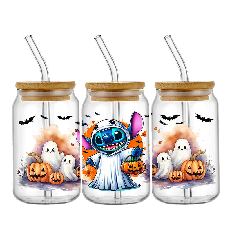 Sticker Disney Halloween Stitch pour Tasse