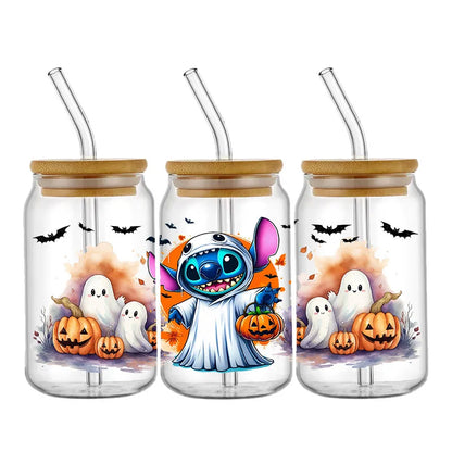 Sticker Disney Halloween Stitch pour Tasse