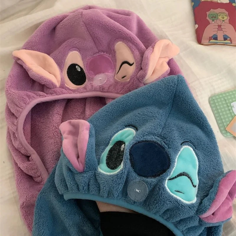 Serviette Séchage Cheveux Disney Stitch – Coral Velvet