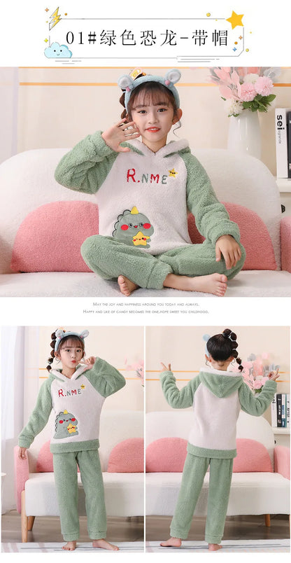 Pyjama Flanelle Hiver – Fille & Garçon
