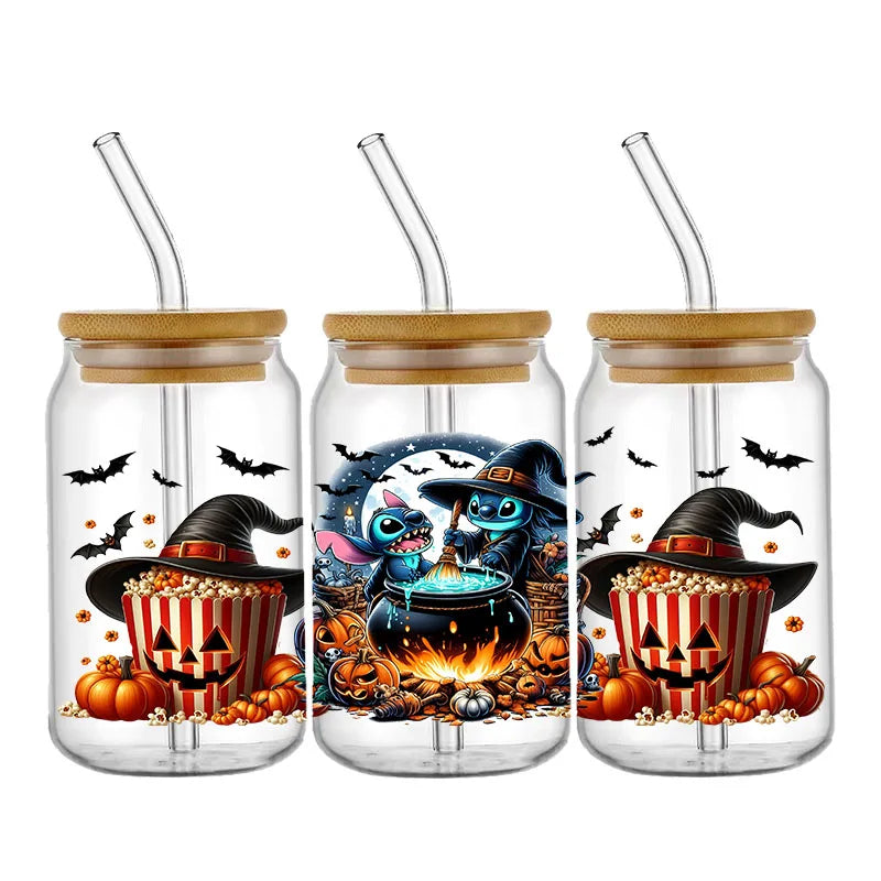 Sticker Disney Halloween Stitch pour Tasse