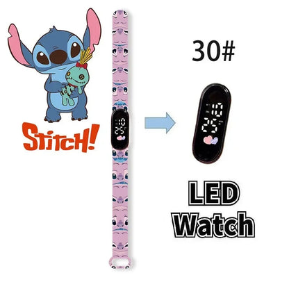 Montre Numérique Disney Stitch Enfants