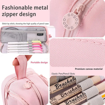 STITCH Large Capacity Stationery Case Durable Oxford Cloth Pencil