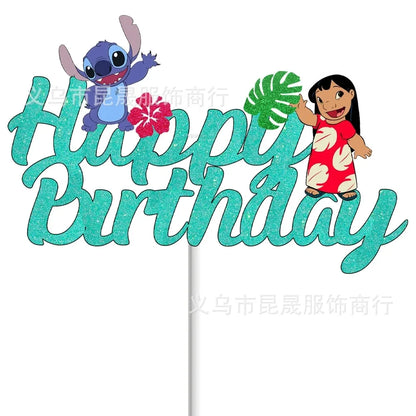 Décoration de Gâteau Disney Stitch – Anniversaire & Baby Shower