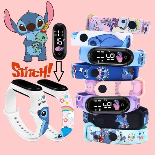 Montre Numérique Disney Stitch Enfants