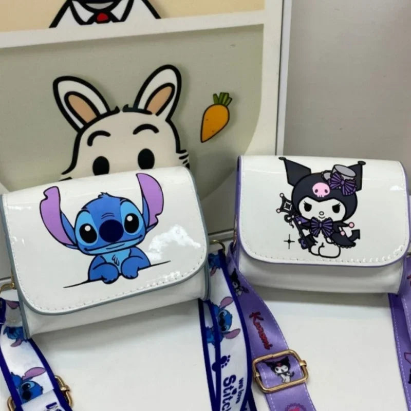Anime Cute  Kuromi Stitch Crossbody Bags Girls Women Luxury Brand Bag High Quality mini Designer Bags Gifts