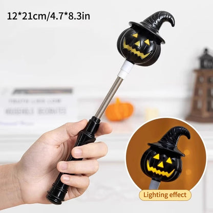 Bâton Secoueur Citrouille Lumineux Halloween