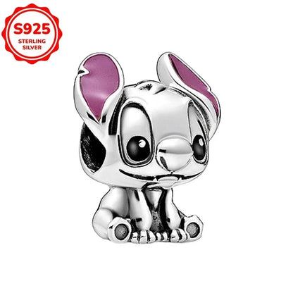 Bijoux Disney Stitch – Collier & Boucles d’Oreilles Argent