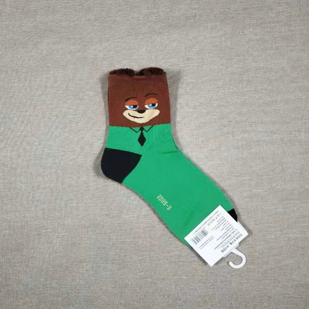 1 Pair Disney Women Socks Female Korean