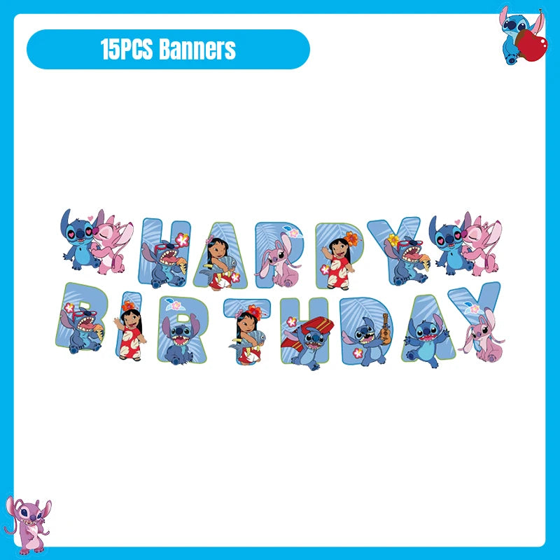 Décoration complète de fête - Lilo & Stitch