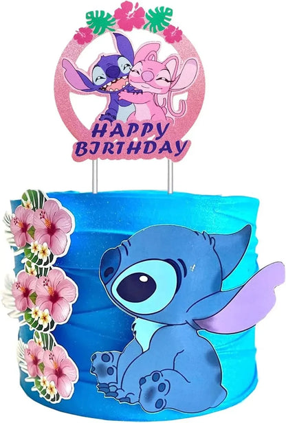 Décoration de Gâteau Disney Stitch – Anniversaire & Baby Shower