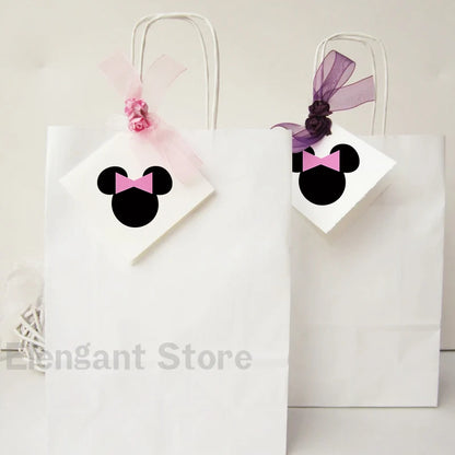 12 Stickers Minnie Mouse pour Fête