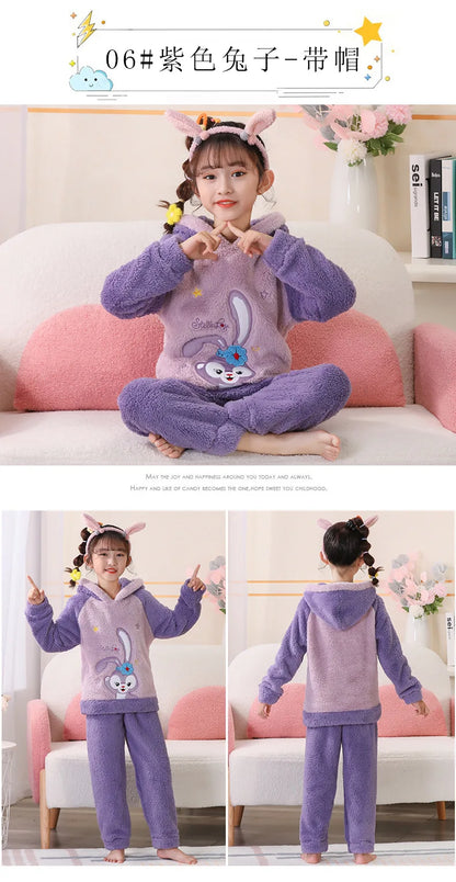 Pyjama Flanelle Hiver – Fille & Garçon