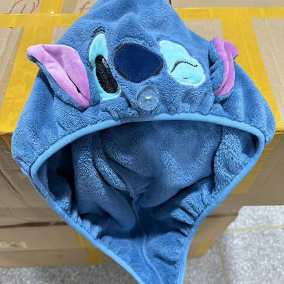 Serviette Séchage Cheveux Disney Stitch – Coral Velvet